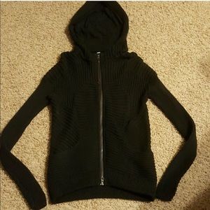 Lululemon Black Hooded Sweater Jacket